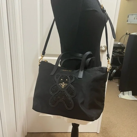 PRADA 2 WAY BEAR TOTE - Picture 16 of 16